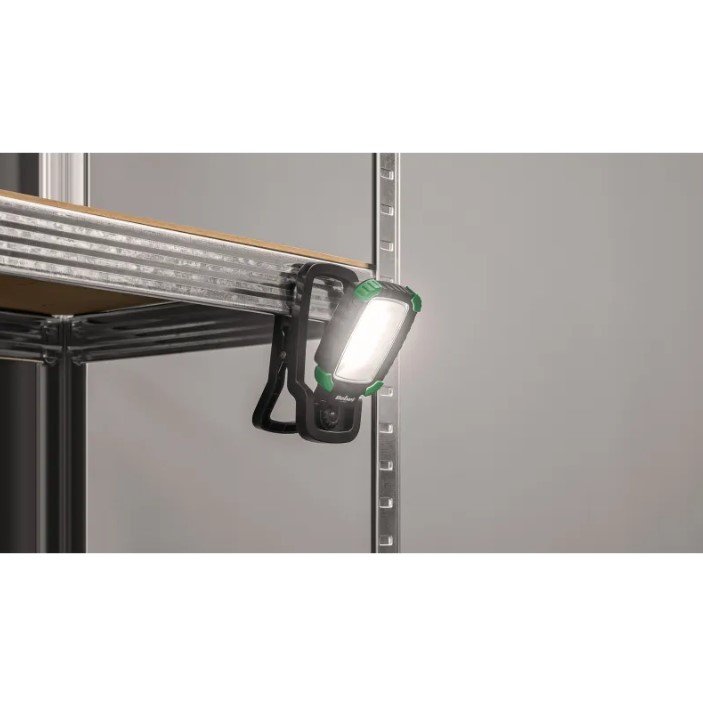 Töölamp 500lm 2000mAh aku COB USB-C näpits klamber - Image 5