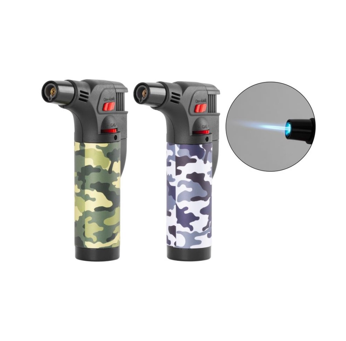 Gaasisüütaja Strend Pro Mini Burner, jalaga, kamulaaž, täidetav - Image 2