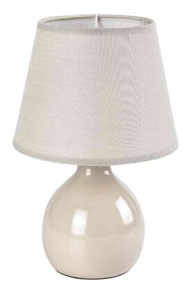 Lauavalgusti Ingrid E14 H280 keraamika/tekstiil beež