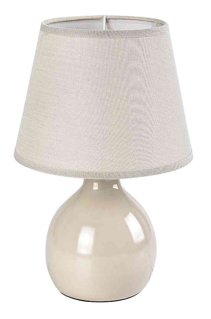 Lauavalgusti Ingrid E14 H280 keraamika/tekstiil beež