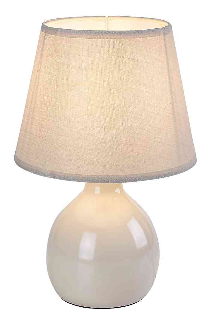 Lauavalgusti Ingrid E14 H280 keraamika/tekstiil beež - Image 2