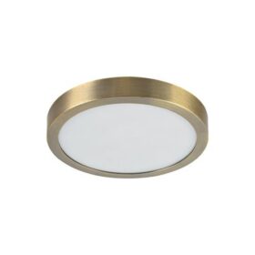 Plafoon LED Lenys 9W 810lm 4000K D120mm antiikmessing IP20 ümmargune