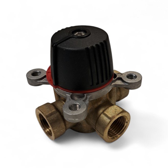 Kolmiksegisti 1/2ˮ DN15S messingust, küttesüsteemile