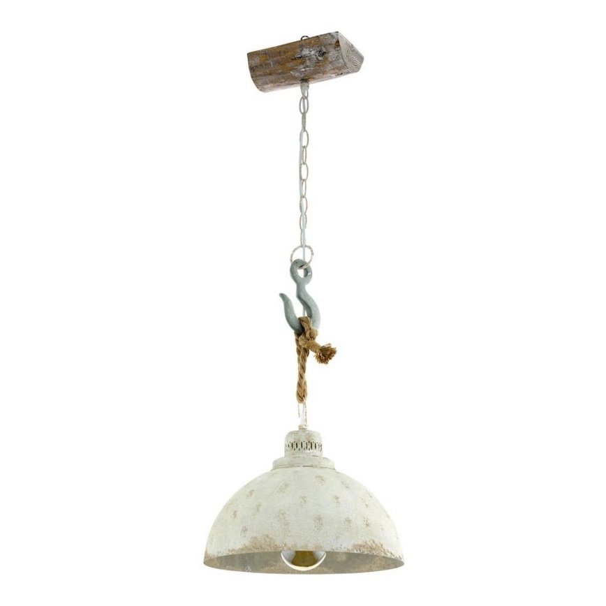 Laevalgusti Redditch E27 ripp valge/rooste D39,5cm