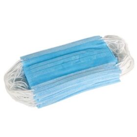 Mask meditsiiniline PP 3-kihiline sinine 50tk.
