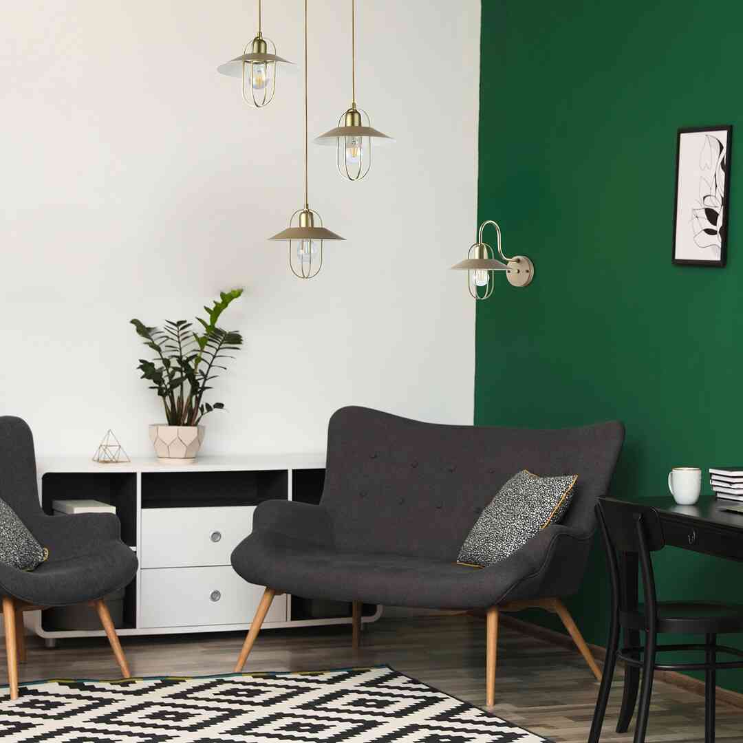 Laevalgusti Nersin 3xE27 messing, metall rippvalgusti - Image 2