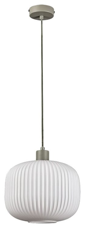 Laevalgusti Soraya E27 valge klaas D25cm