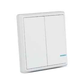 Juhtmevaba lüliti 2-ne IP54 valge, 2 gruppi V-Tac
