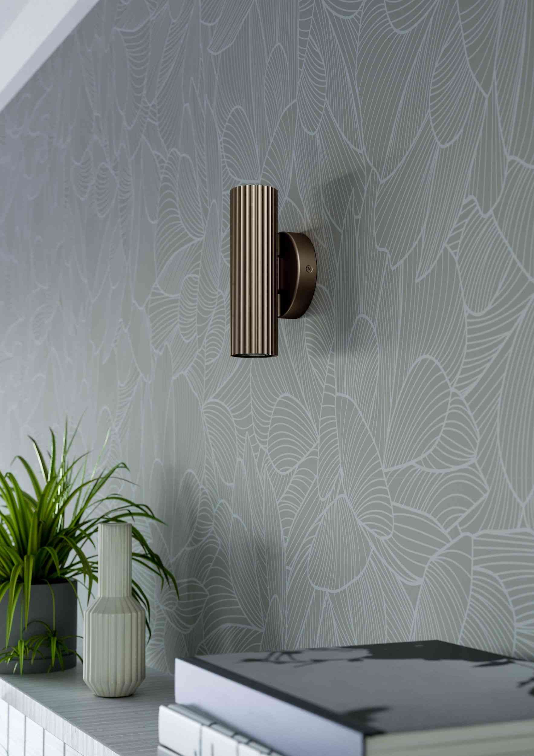 Seinavalgusti PORTILLO 2xGU10 matt pronks - Image 2