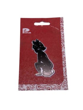 Uksesilt TÜDRUK must/valge kleebitav